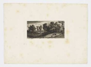 Landschaft, aus: "Croquis noirs"