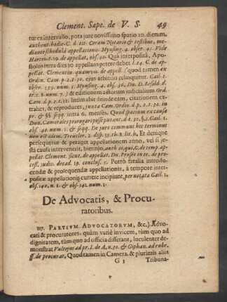 De Advocatis, & Procuratoribus.