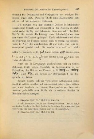Die Nomina der Kâçmîrî-Sprache