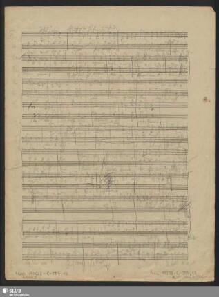 Passionsmusik nach dem Lukasevangelium - Mus.11302-C-504,13 : Sketches : Coro (2) : RMWV 9