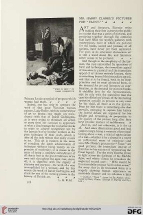 90: Mr. Harry Clarke's pictures for ''Faust''