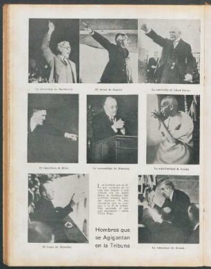 Hombres que se agigantan en la Tribuna