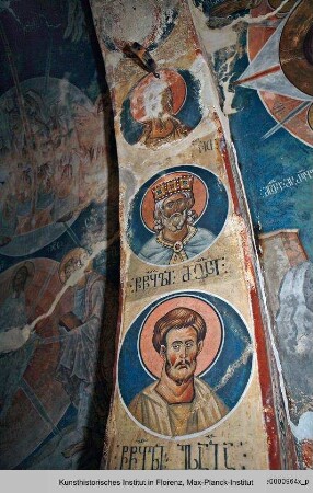 Die Ausmalung der Saalkirche : Heilige und Propheten in Medaillons