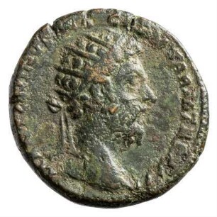 Münze, Dupondius, Dezember 176 - Herbst 177 n. Chr.