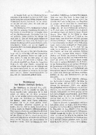 Besichtigung des Hauses Rudolph Hertzog