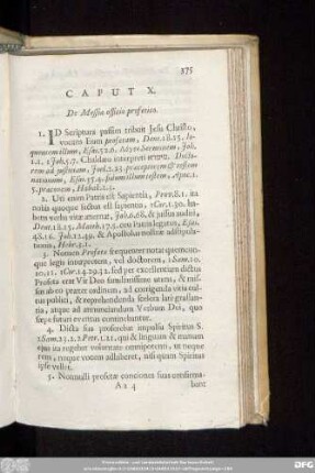 Caput X. De Messiae officio profetico.