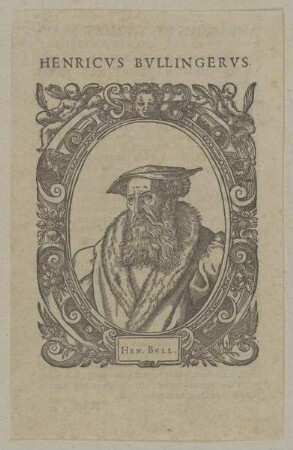 Bildnis des Heinrich Bullinger