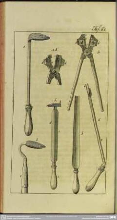 Taf. 81 [Verschiedene schneidende Gartenwerkzeuge]