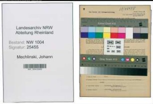 Entnazifizierung Johann Mechlinski , geb. 02.11.1880 (Bauhelfer)