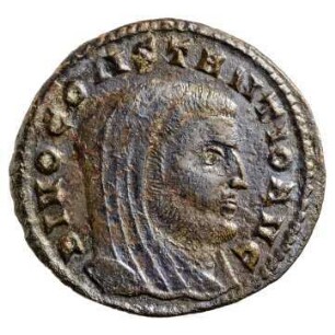 Münze, Follis, Herbst 307 bis Frühling 308 n. Chr.