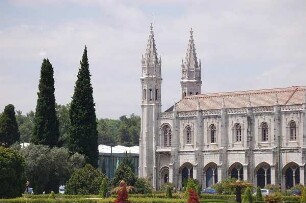 Lissabon - Kloster in Belem : Lissabon, Stadtteil Belem. Ab 1502 erbautes Hieronymuskloster, jetzt Museum, aufgenommen 2006