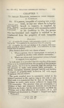 Chapter V. Of certain relations resembling those created by contract