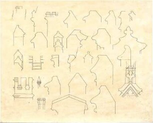 Lange, Ludwig; Lange - Archiv: X.5 Gotik (Details Holz) - Profile (Details)