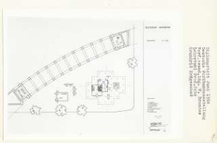 Deutsche Werkbundausstellung (Diplomarbeit bei Karl Wilhelm Ochs): Grundriss Erdgeschoss 1:200