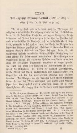 481-495 Der englische Erzpriester-Streit (1598-1602)