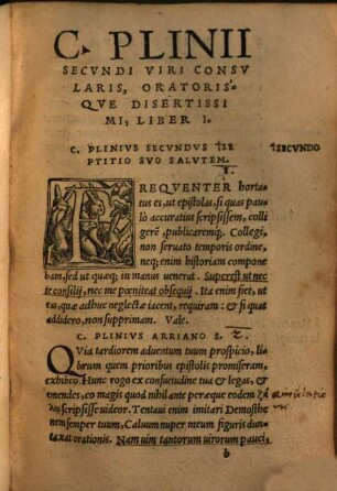 C. Plinii Secvndi Novocomensis, Epistolarum libri X