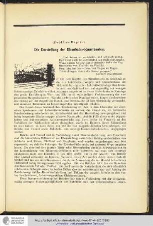 Die Darstellung der Eisenbahn-Kunstbauten
