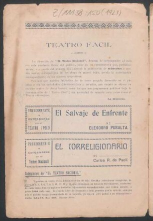 Teatro fácil