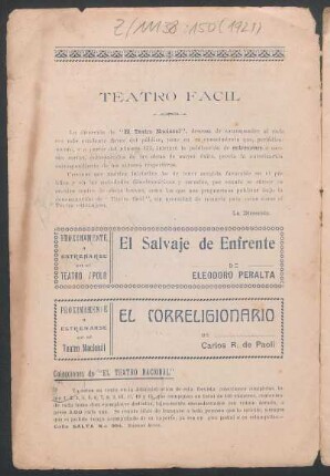 Teatro fácil
