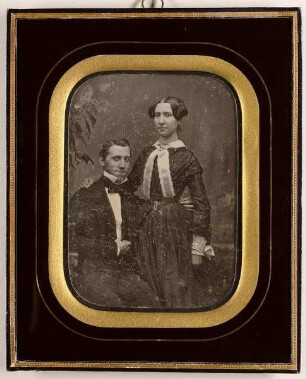 Edmund Johann Krüß und seine Frau Agathe Auguste, geb. Bauer (verh. 16.5.1852)