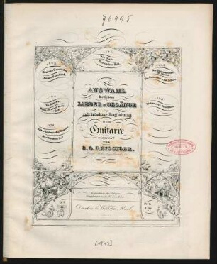 N°. 6: Ach wüssten's die Blumen