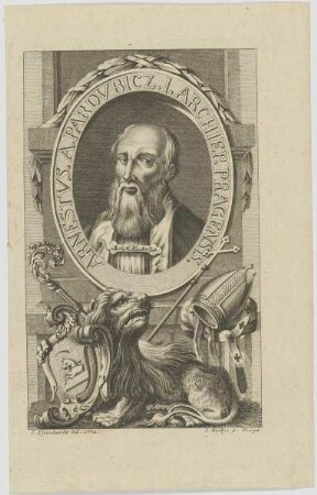 Bildnis des Bildnis des Arnestus a Pardvbicz
