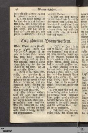 Bey schweren Donnerwettern.