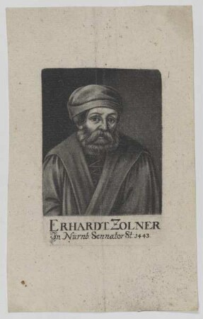 Bildnis des Erhardt Zolner