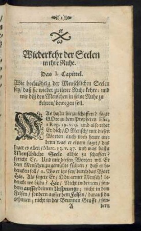 Wiederkehr der Seelen in ihre Ruhe.