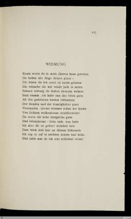 Widmung