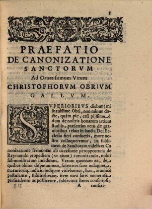 De Canonizatione Sanctorum commentarius