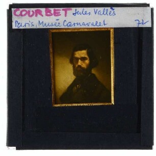 Courbet, Portrait Jules Vallès