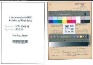 Entnazifizierung Anton Henke, geb. 02.12.1896 (Geselle)