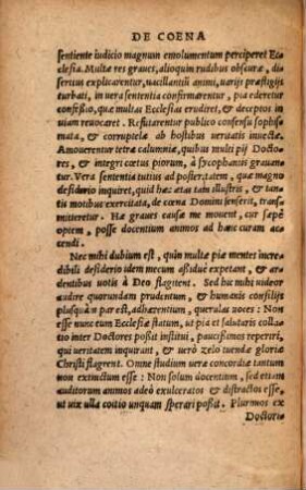 De Praesentia Corporis Christi In Coena Domini, Contra Sacramentarios
