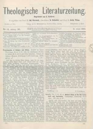 353-354 [Rezension] Hastings, James (Ed.), Encyclopaedia of Religion and Ethics. Vol. II