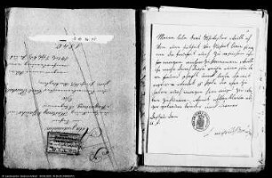 Korrespondenz der Herzogin Maria Eleonore von Radziwill (Radzivil) mit ihrem Bruder Fürst Leopold I. von Anhalt-Dessau