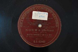 Norma : Ah bello a me ritorna / (Bellini)