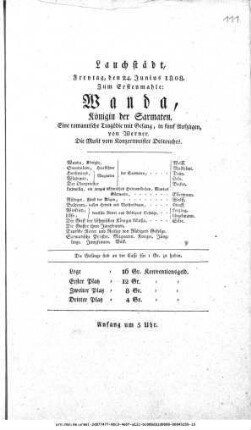 Wanda, Königin der Sarmaten