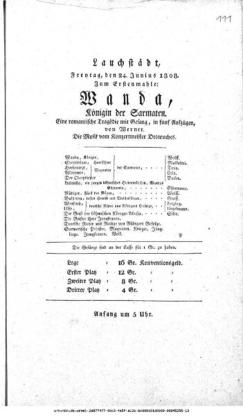 Wanda, Königin der Sarmaten