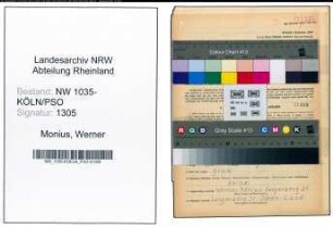 Entnazifizierung Werner Monius , geb. 05.06.1904 (Arbeiter)