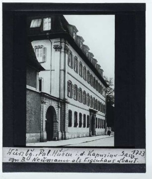 Würzburg, Palais Hutten (urspr. als eig. Wohnhaus Balthasar Neumanns errichtet)