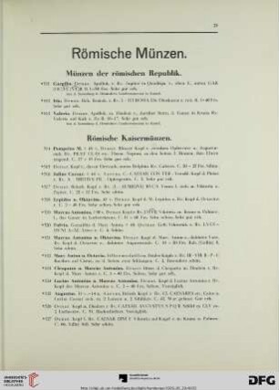 Römische Münzen (Nr. 511-777)