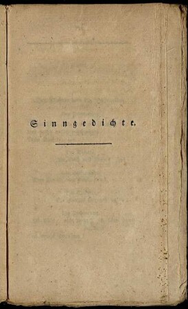 Sinngedichte