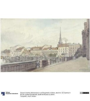 Mühlendamm und Burgstraße in Berlin