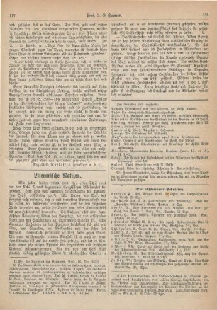 117-120 Literarische Notizen