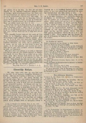117-120 Literarische Notizen