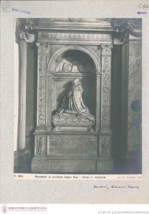 Grabmal für Kardinal Angelo Mai (gest. 1854)