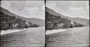 Lago Maggiore. Blick auf das Ufer bei Pallanza