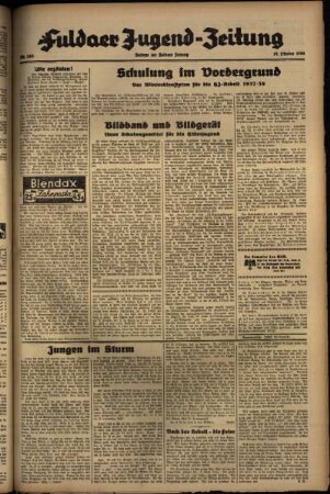 Zweite Ausgabe vom Mittwoch, den 27. Oktober 1937.