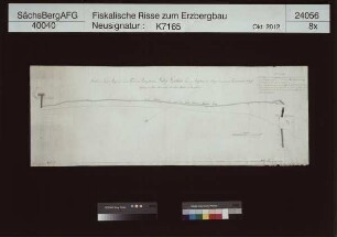 Gottes Geschick Fundgrube am Graul bei Langenberg (Raschau), Anlage eines neuen Tageschachtes
